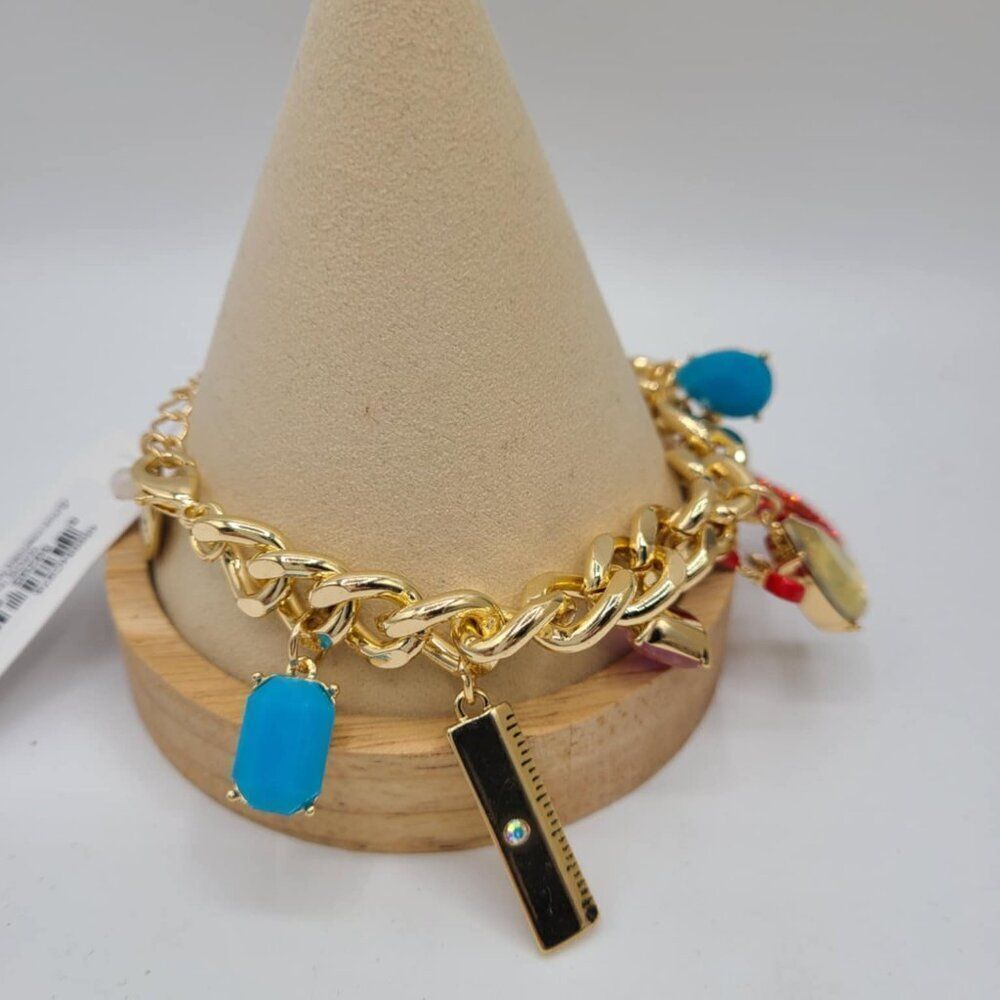 Betsey Johnson Back To School Charm Bracelet NWT!  NEW! - Picture 3 of 8